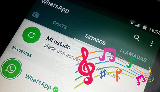 Estados de Whatsapp con Música