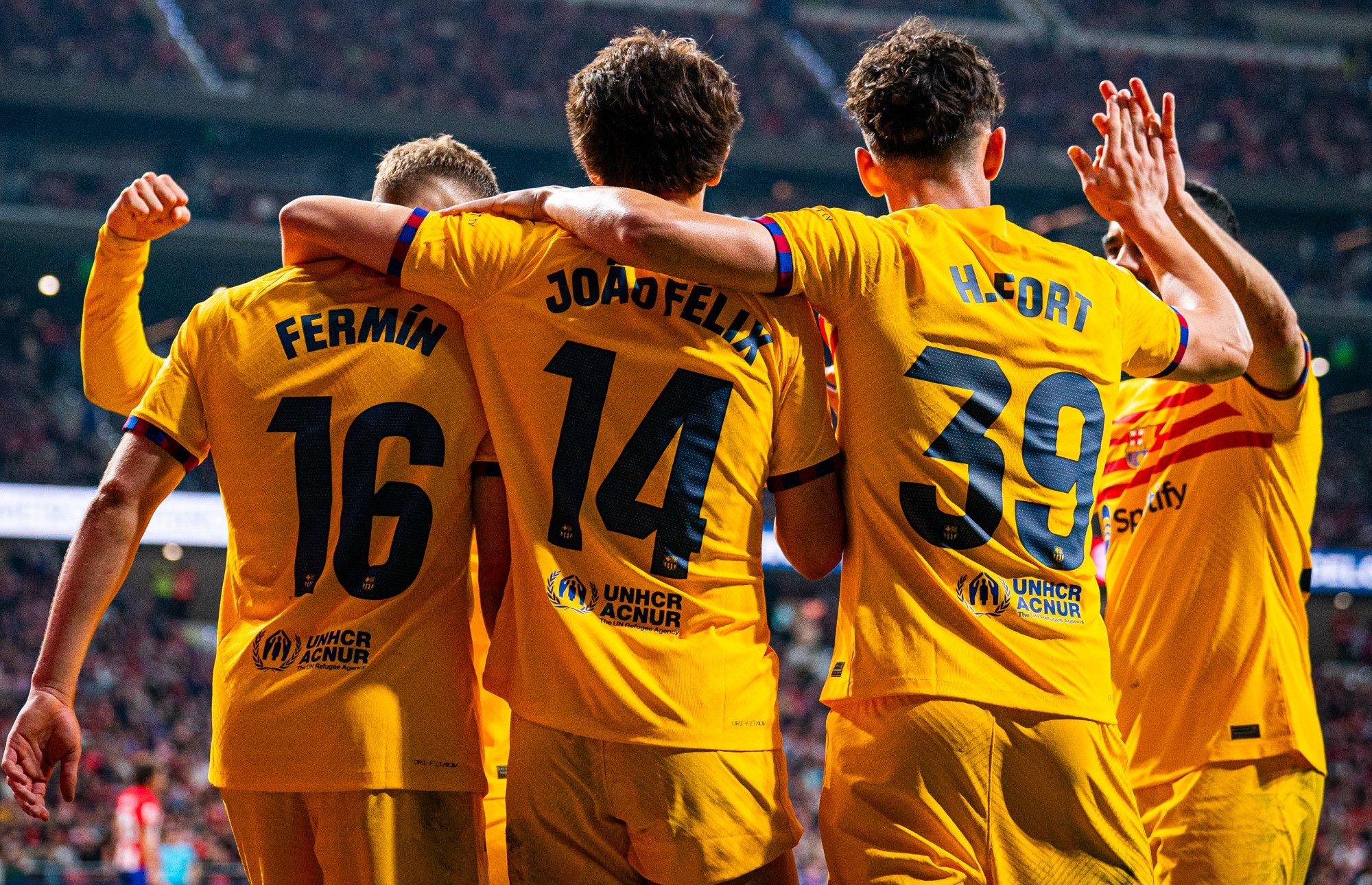 Barcelona le pone un 'baile' como visitante al Atlético de Madrid