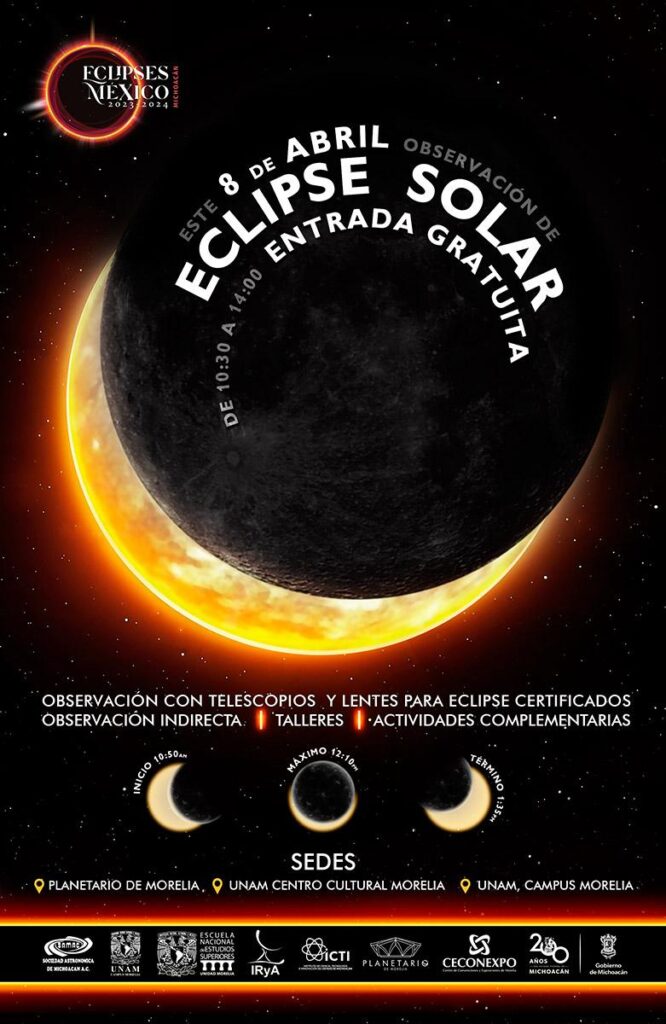 Michoacán se Prepara para el Eclipse Solar del 2024