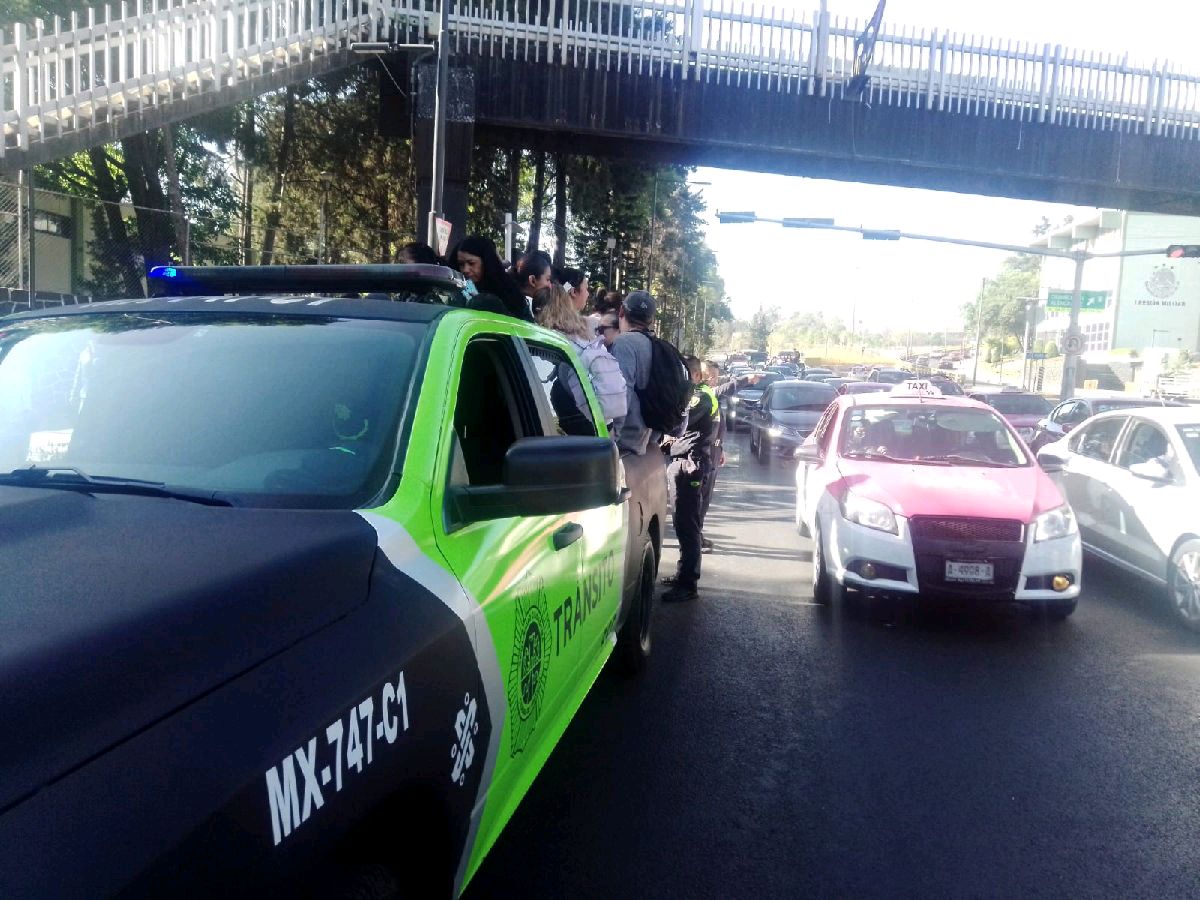 accidente en línea 7 del Metro de la CDMX genera caos vial