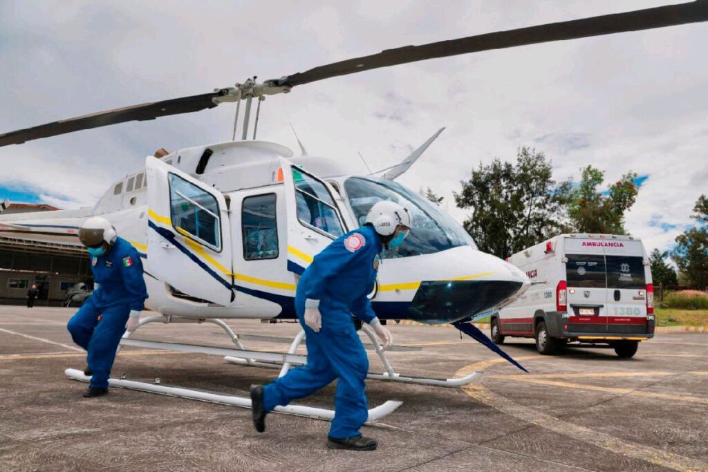 ambulancias aéreas semana santa michoacán 1