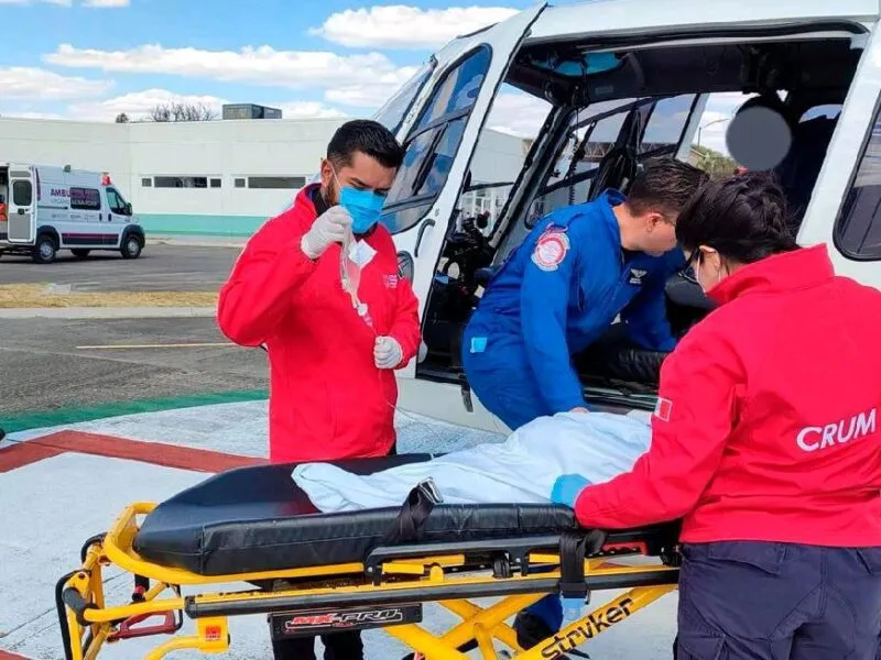 Atención médica con ambulancias aéreas en Semana Santa