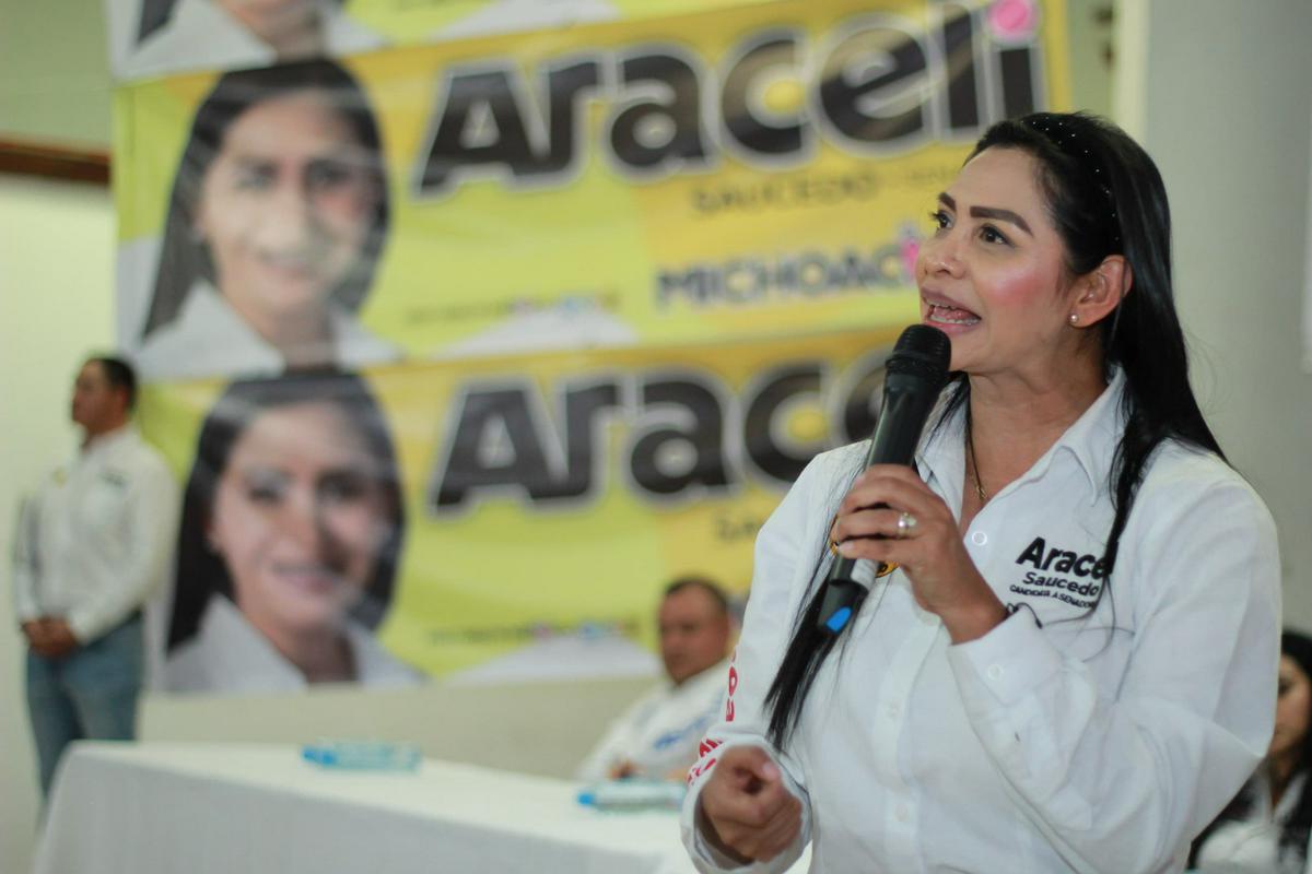 Araceli Saucedo afirmá su defensa de la democracia