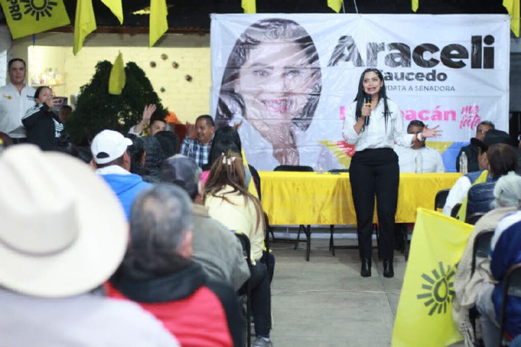 Araceli Saucedo afirmó tener segura su ruta hacia el Senado