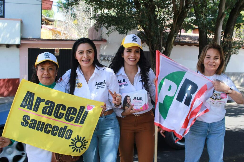 Araceli Saucedo matiene su lucha por la defensa de la democracia