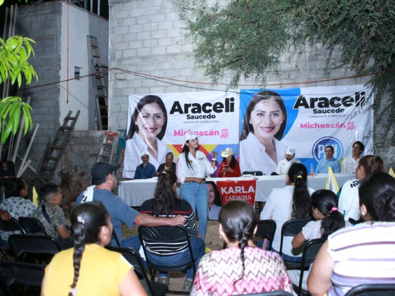 Araceli Saucedo por el desarrollo del campo