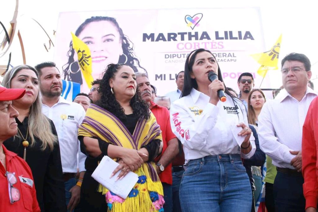 Araceli Saucedo por Zacapu campaña electoral