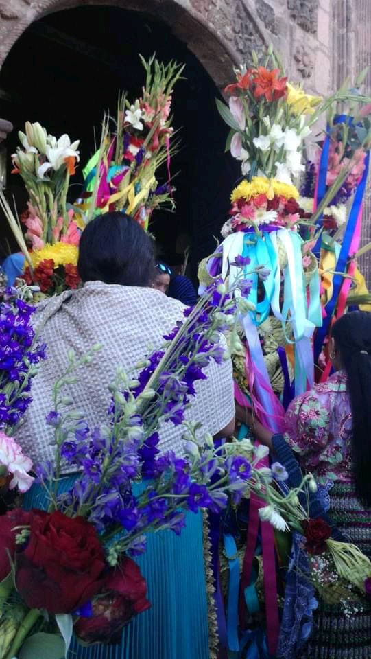 bendición de palmas en Uruapan Michoacán - altar