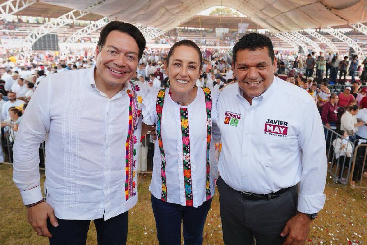 claudia sheinbaum en tabasco campaña