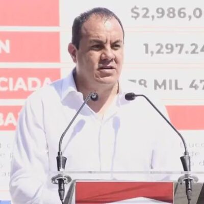 Cuauhtémoc Blanco solicita licencia urgente a la gubernatura de Morelos