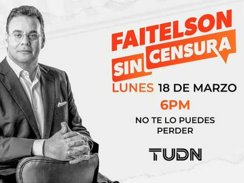 David Faitelson tendrá programa sin censura en TUDN