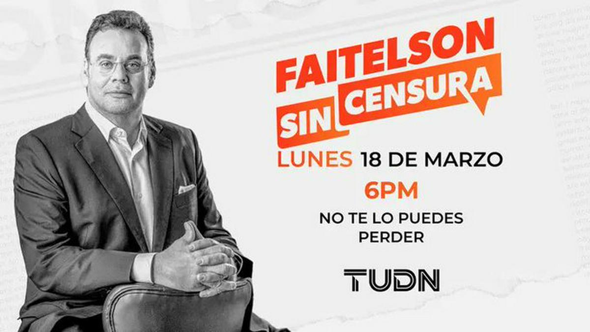 David Faitelson tendrá programa sin censura en TUDN