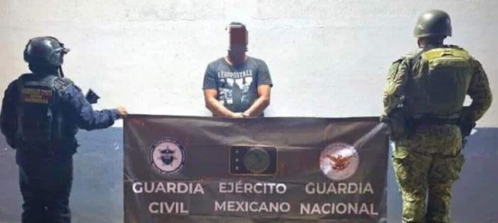 Detención de sicario del CJNG guardia civil y ejército