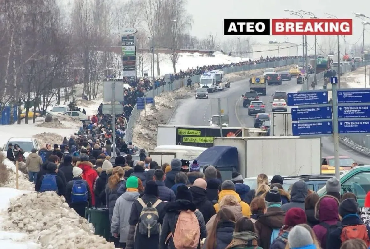 Detienen a más de 5o opositores en funeral de Alexei Navalny