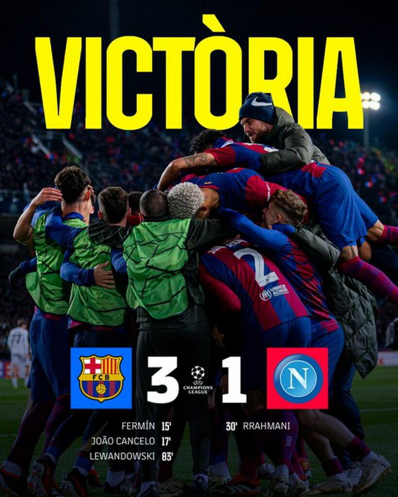 FC Barcelona a cuartos en Champions League marcador
