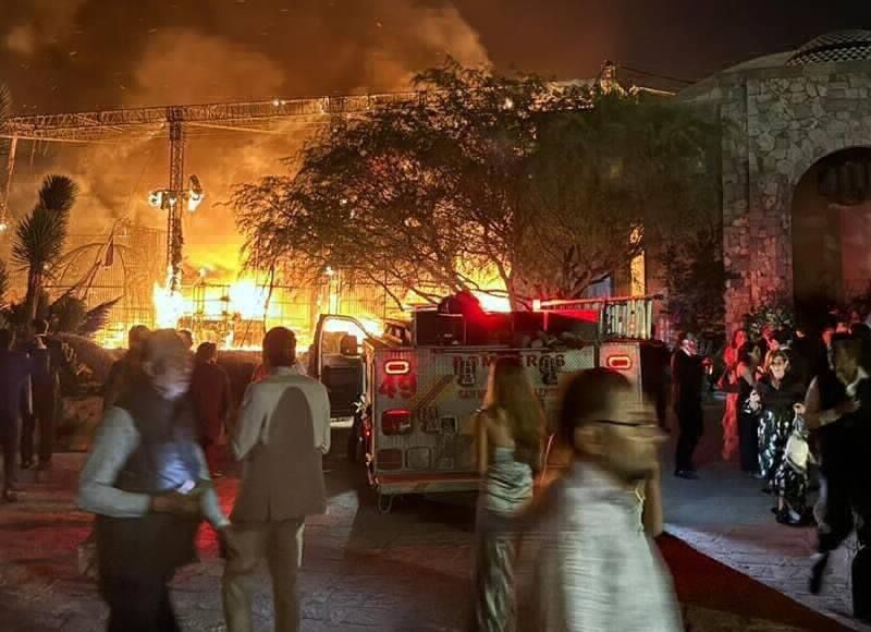 Incendio en boda en San Miguel de Allende