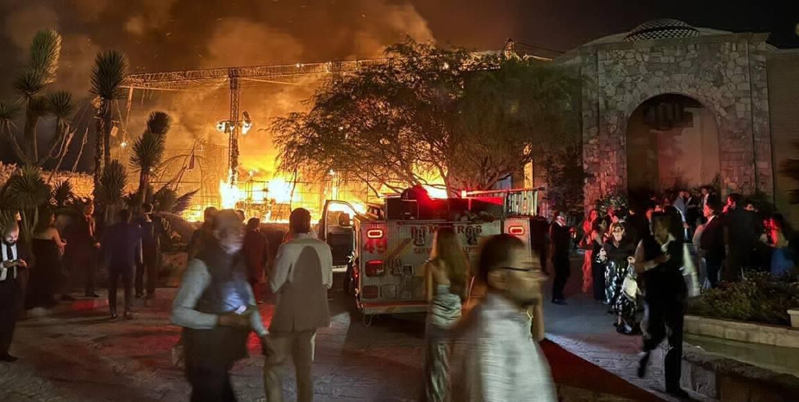 Incendio en boda en San Miguel de Allende