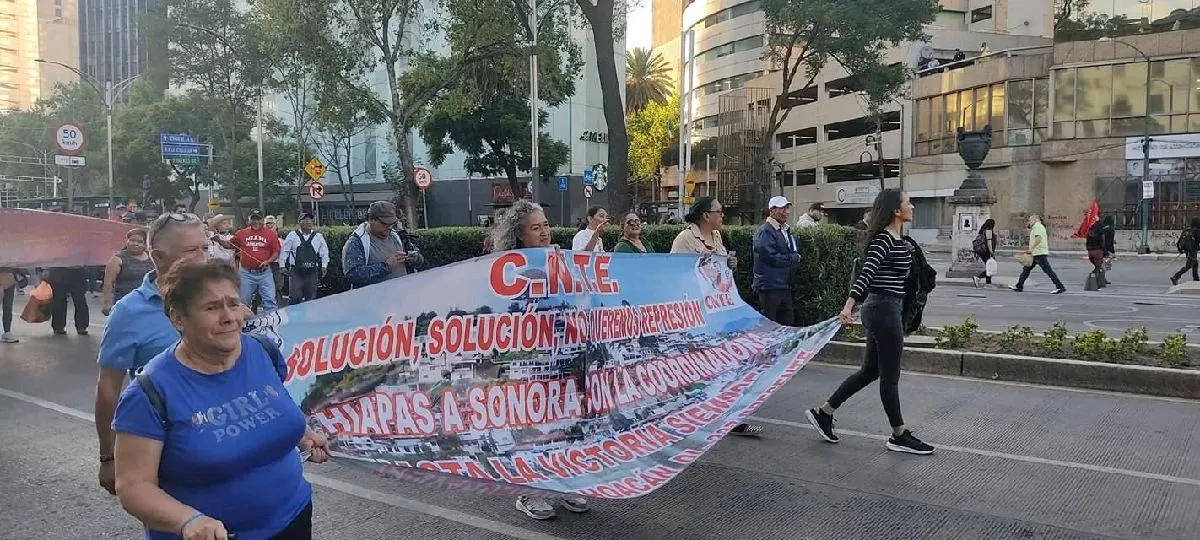 Integrantes de la CNTE anuncian manifestación en Morelia