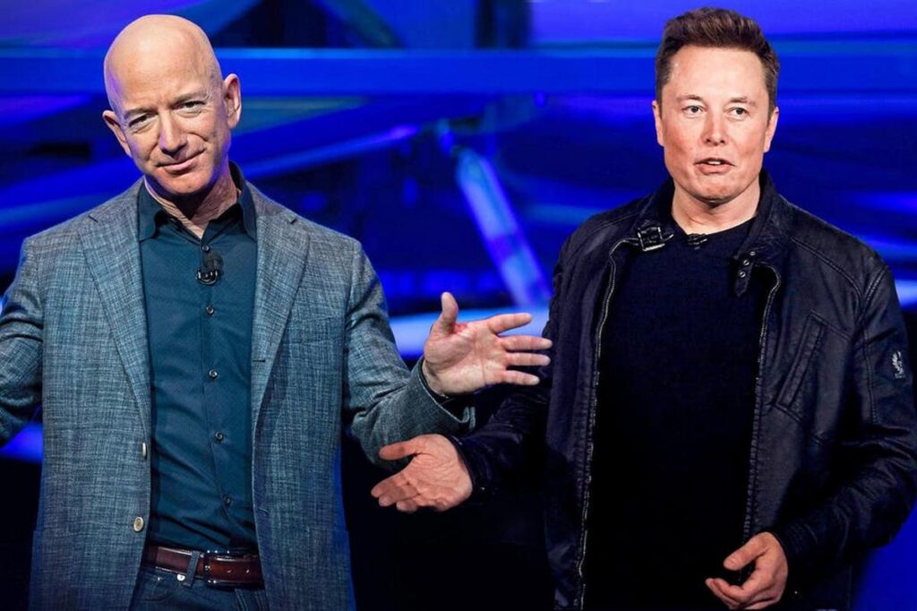 Jeff Bezos desplaza al empresario Elon Musk