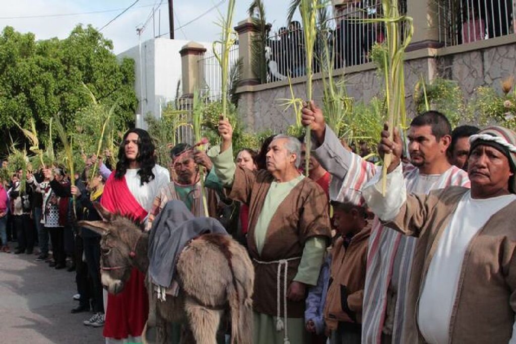 La celebración marca el inicio de la semana santa