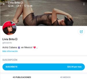 Livia Brito se une a OnlyFans con promociones exclusivas