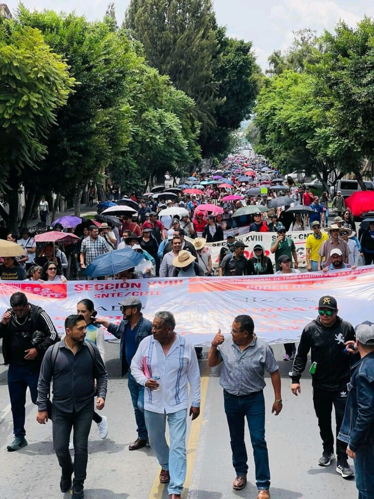 La marcha de la CNTE en Morelia se realizará en distintos puntos