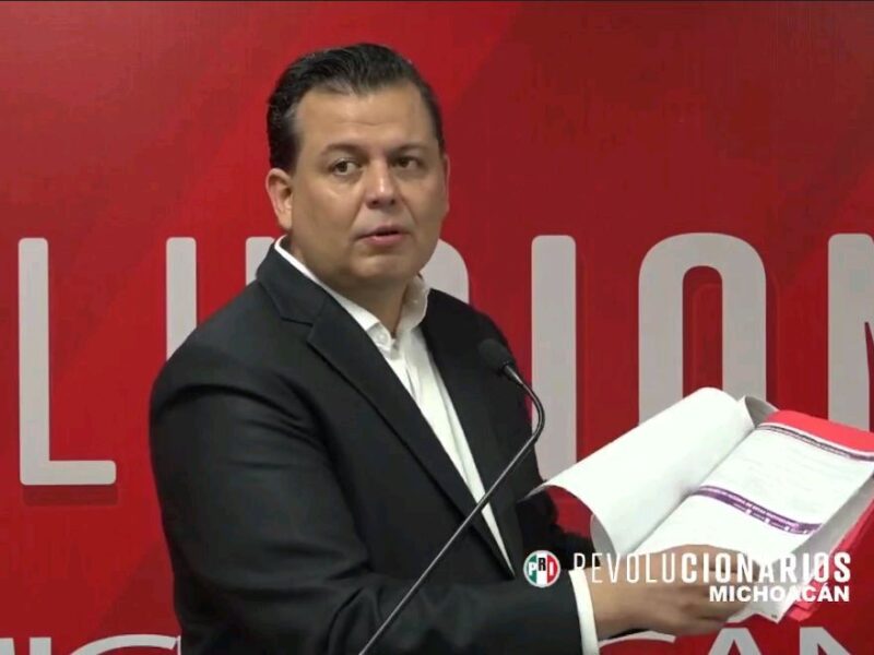 Lider del PRI Michoacán señala que el IEM está colapsando la democracia