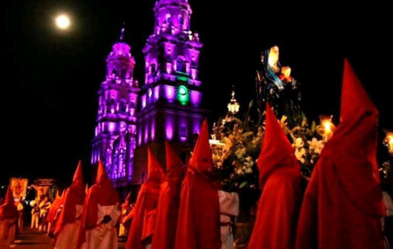 Morelia es parte de las procesiones del silencio importantes de Michoacán
