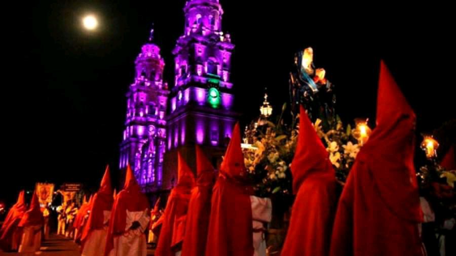 Morelia es parte de las procesiones del silencio importantes de Michoacán