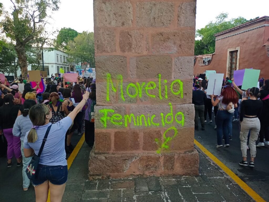 movilización del 8m en michoacán 2