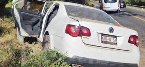 Mujer resulta herida tras accidente en la Huajúmbaro-Zinapécuaro