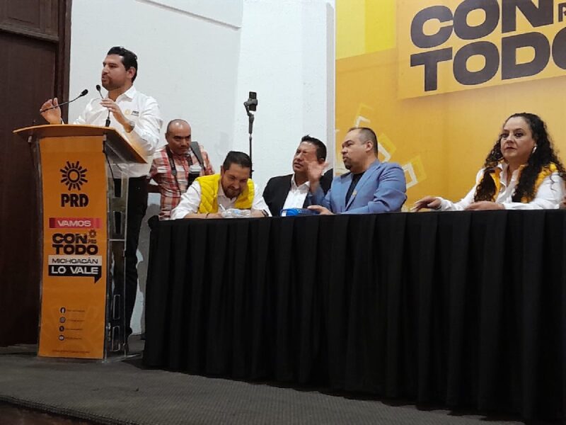Octavio Campo manifestó que en el PRD Michoacáne stán en elección de Estado