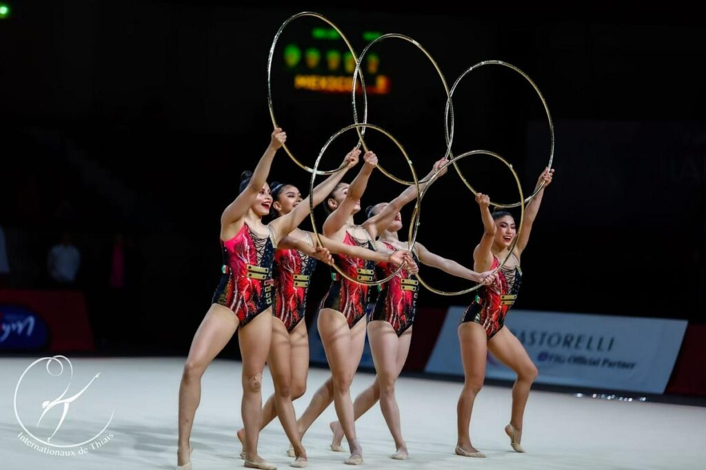 Plata para Mexico en el Gran Prix Gimnasia Rítmica - actuación