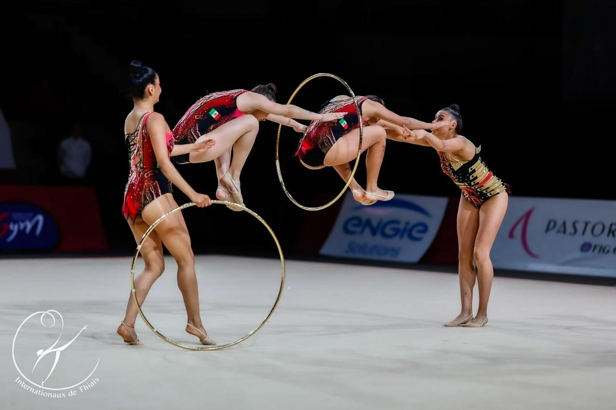 Plata para Mexico en el Gran Prix Gimnasia Rítmica