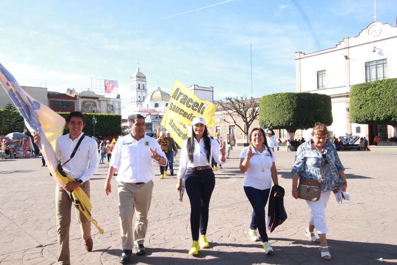¡Lo vamos a hacer!, vamos a potenciar la grandeza del oriente de Michoacán: Araceli Saucedo