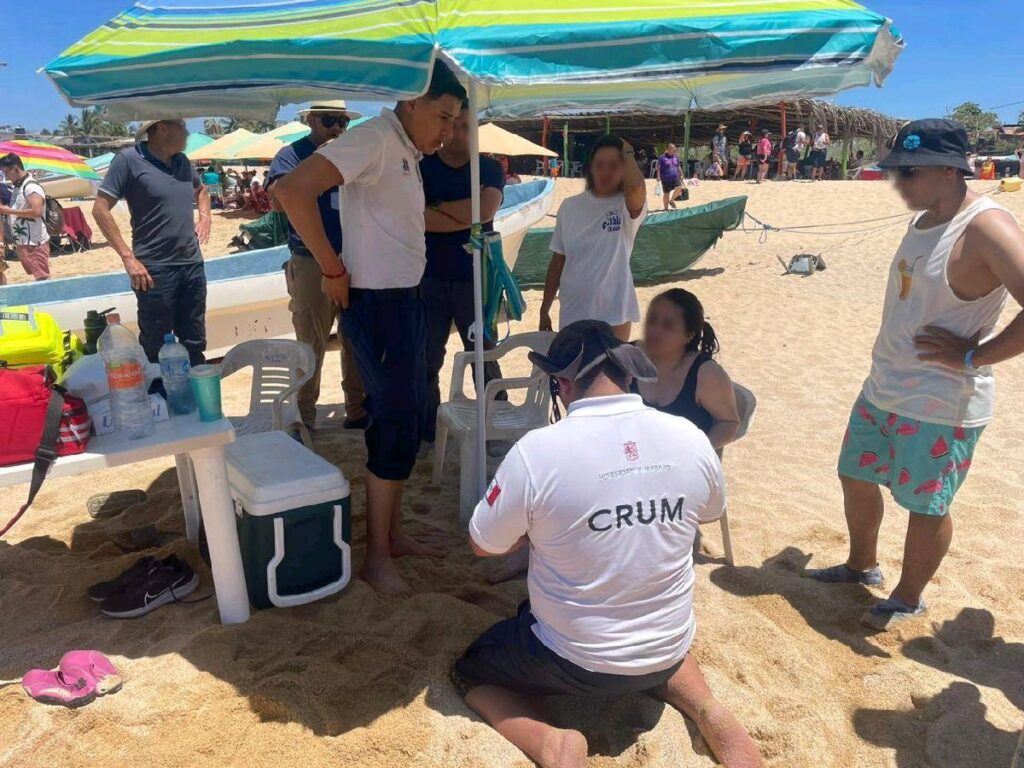 prevención de ahogamientos en playas de Michoacán -CRUM