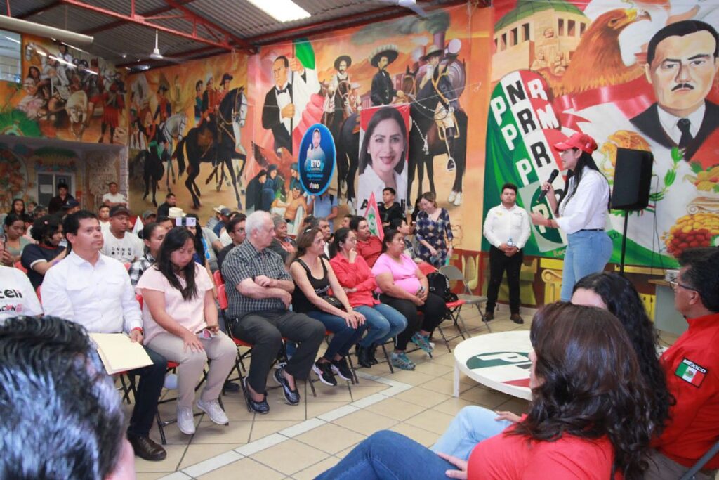 priístas cierran filas en pro de la candidatura de Araceli Saucedo