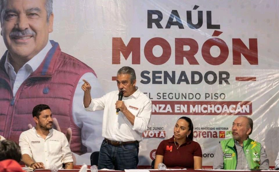 Proceso transparente en elección de candidatos, pide Morón a Morena en Michoacán
