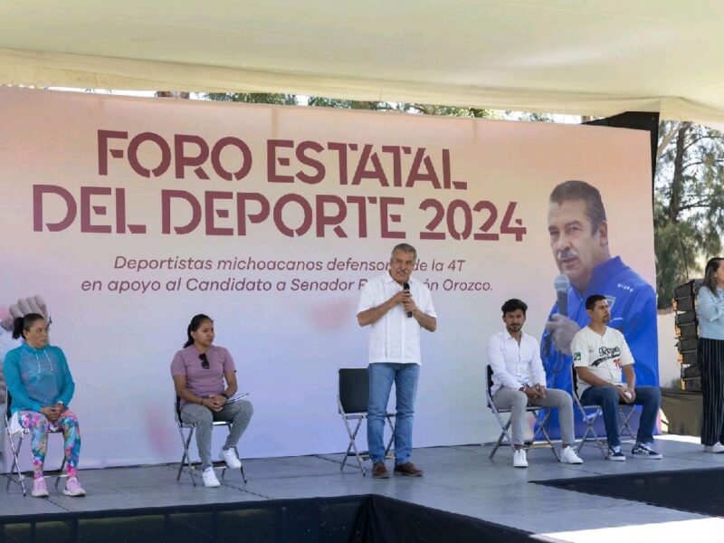 Raúl Morón y el deporte en Michoacán