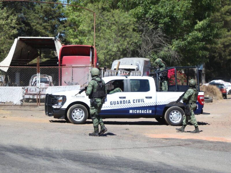 Realizan refuerzo de seguridad tras homicidio de agentes en Pátzcuaro
