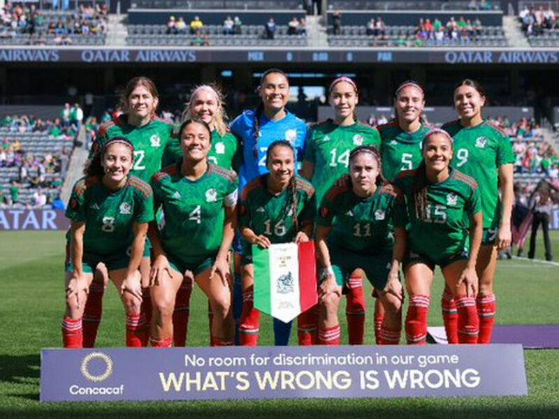 Selección de México Femenili se enfrentará a Brasil en Copa Oro