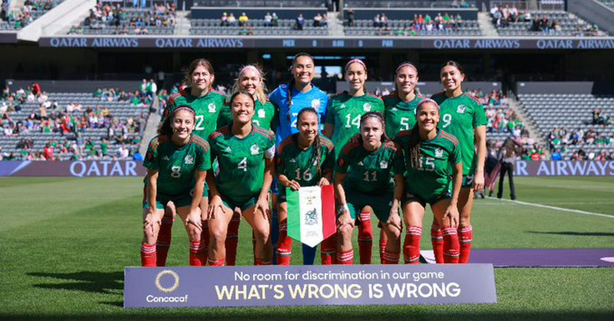 Selección de México Femenili se enfrentará a Brasil en Copa Oro