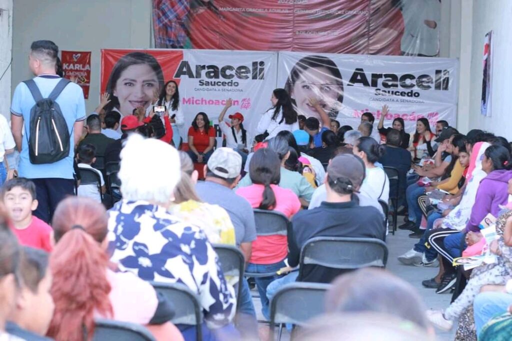 Sistema Nacional Anticorrupción -Araceli Saucedo mitin