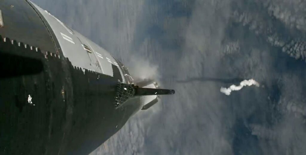SpaceX celebra éxito tercer vuelo Starship 2