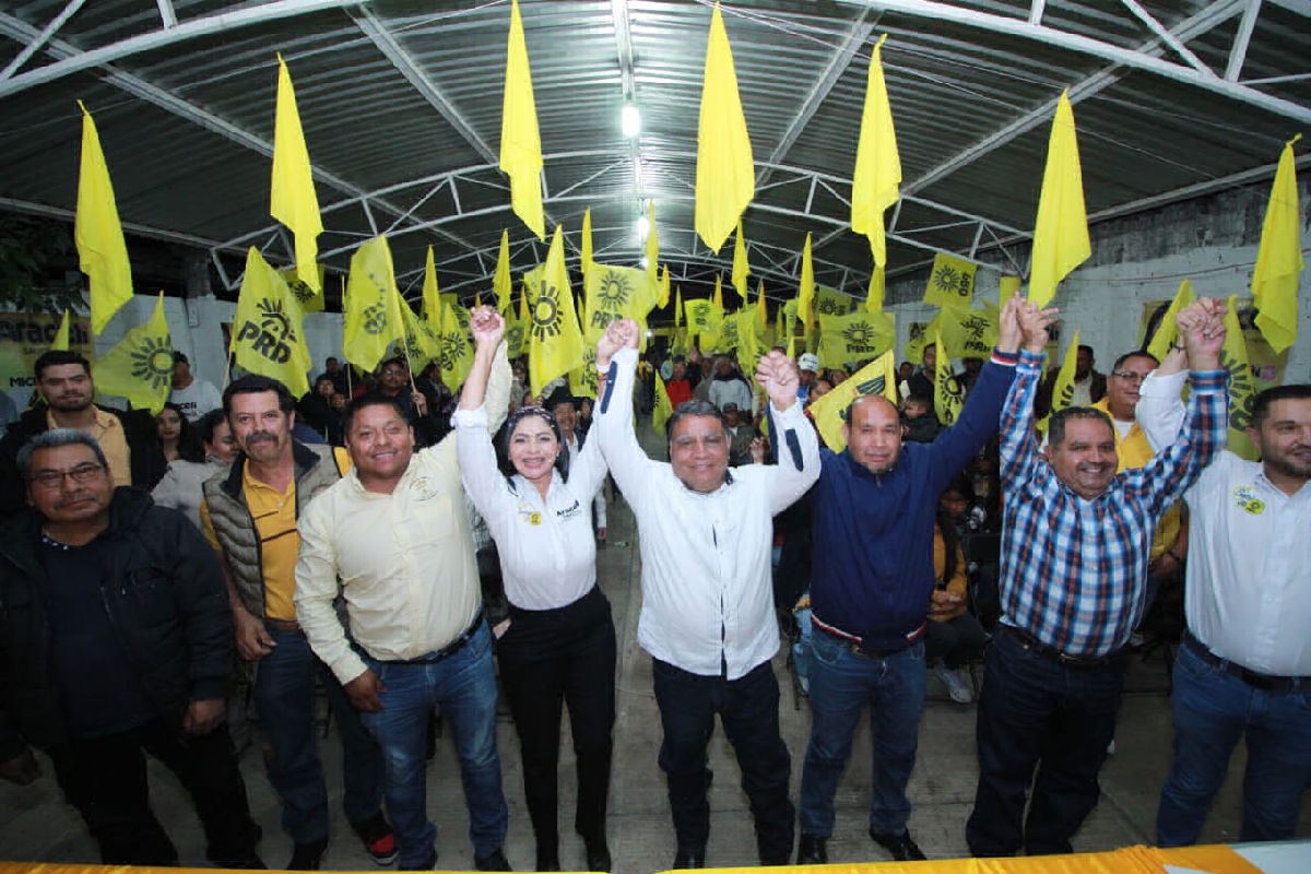 Tingambato muestra respaldo a Araceli Saucedo hacia el Senado