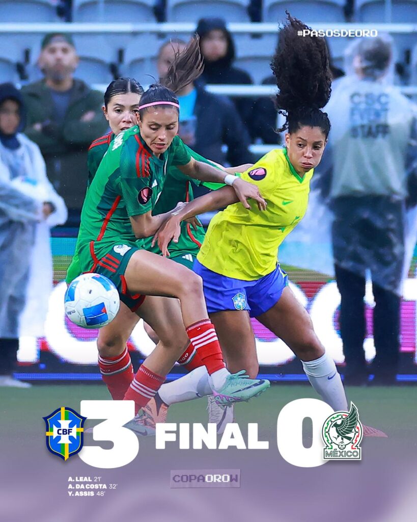 Tri femenil eliminado de la Copa Oro marcador