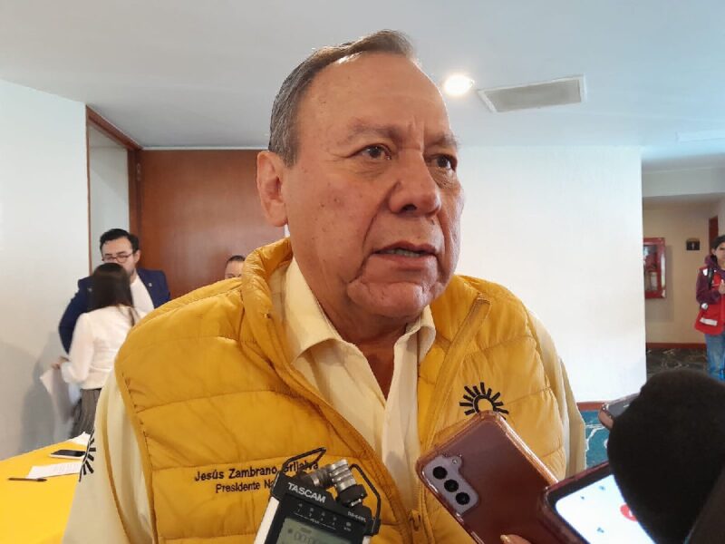 Zambrano acusa delincuencia electoral de AMLO