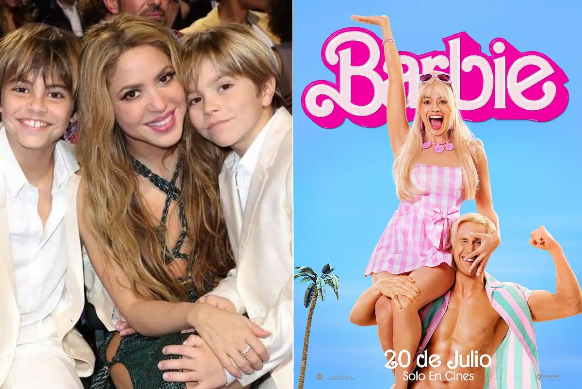 A los hijos de Shakira la película de Barbie no les gustó