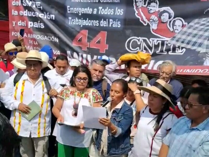 CNTE se irá a paro indefinido; AMLO no resolvió problemática educativa