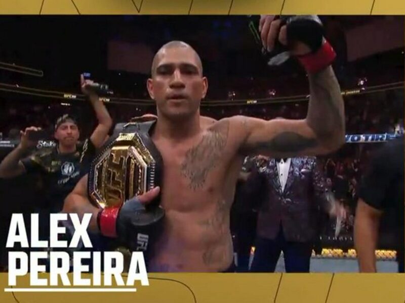 alex pereira nocaut título ufc 300